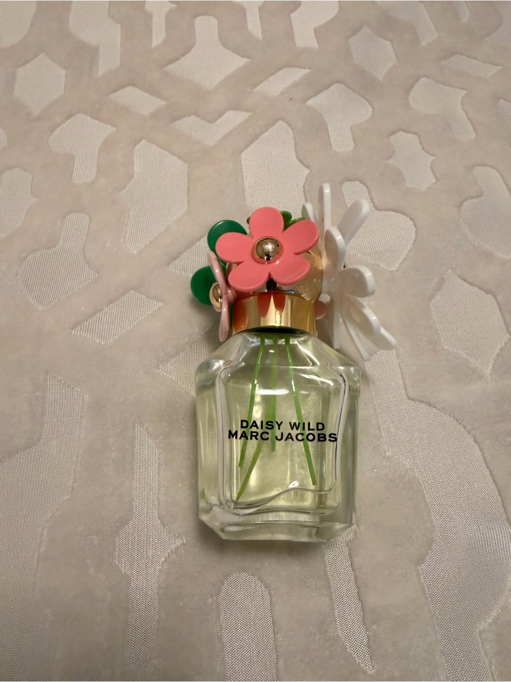 Marc Jacobs Daisy Wild Floral Perfume - Pink, Green & White Bottle 1.6 fl oz.